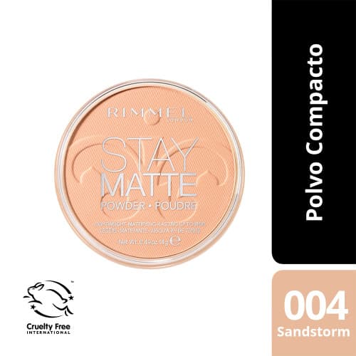 Polvo Compacto Rimmel London Stay Mate Sandstorm 004 x8,5gr