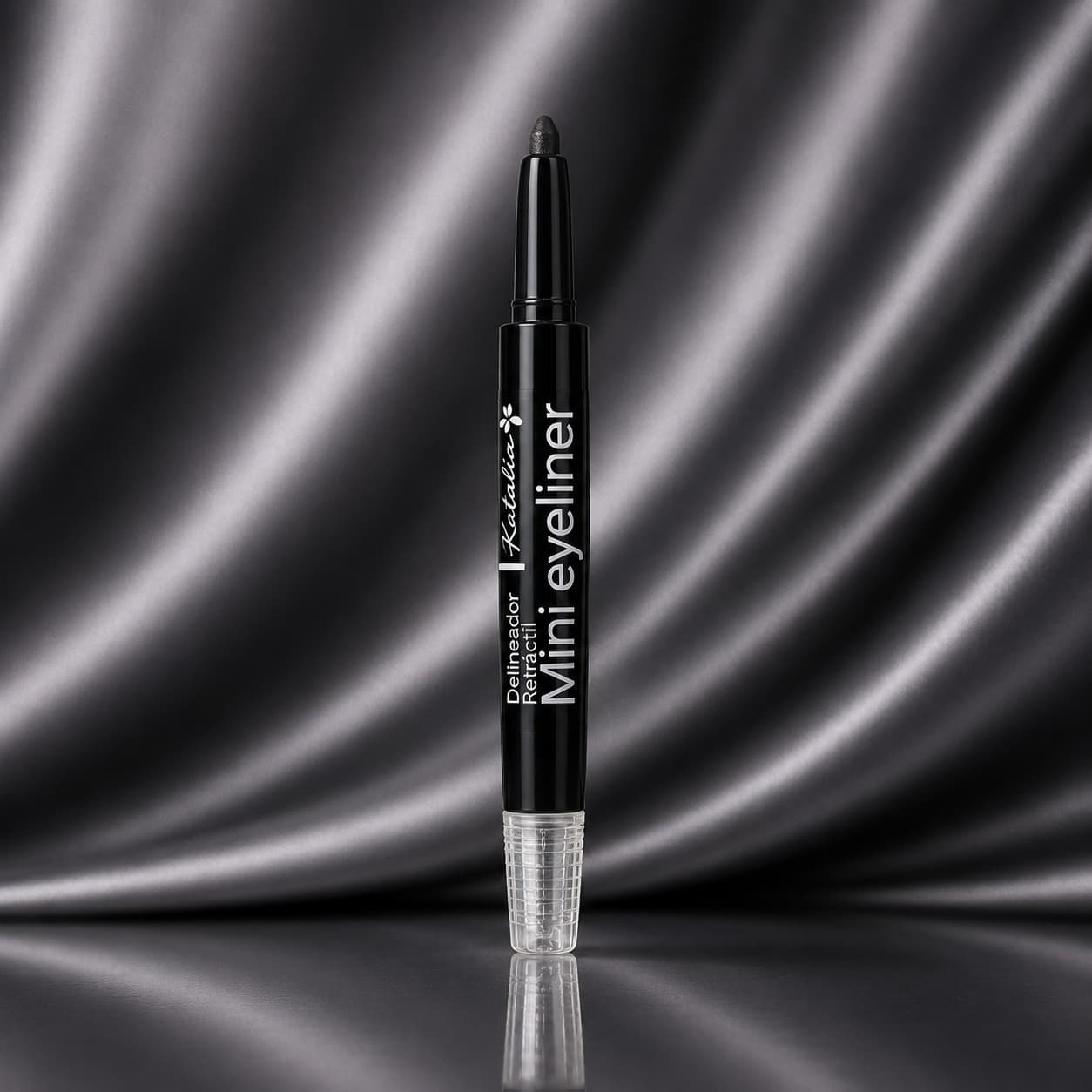 Delineador Retractil Mini Negro